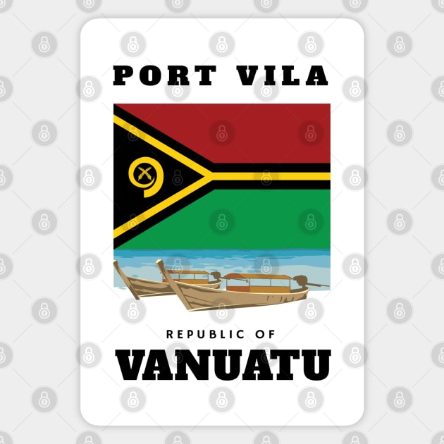 make a journey to Vanuatu Magnet by KewaleeTee